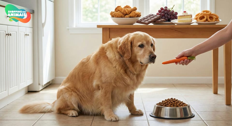 Cachorro obeso: 6 Alimentos que Você Deve Cortar imediatamente