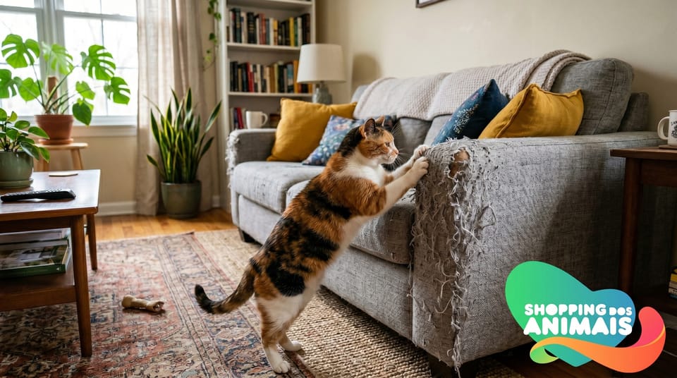 5 Dicas para Fazer o Gato Não Arranhar Sofá